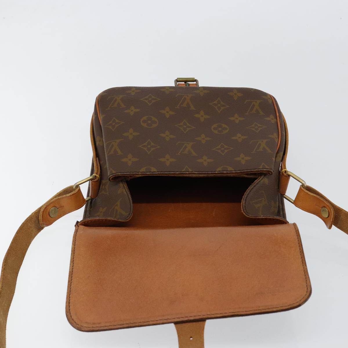 LOUIS VUITTON Monogram Cartouchiere MM Shoulder Bag Vintage M51253 Auth 149607