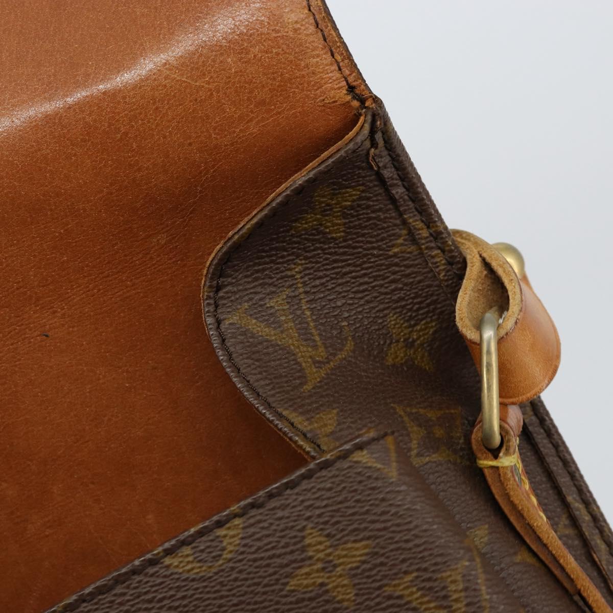 LOUIS VUITTON Monogram Cartouchiere MM Shoulder Bag Vintage M51253 Auth 149607
