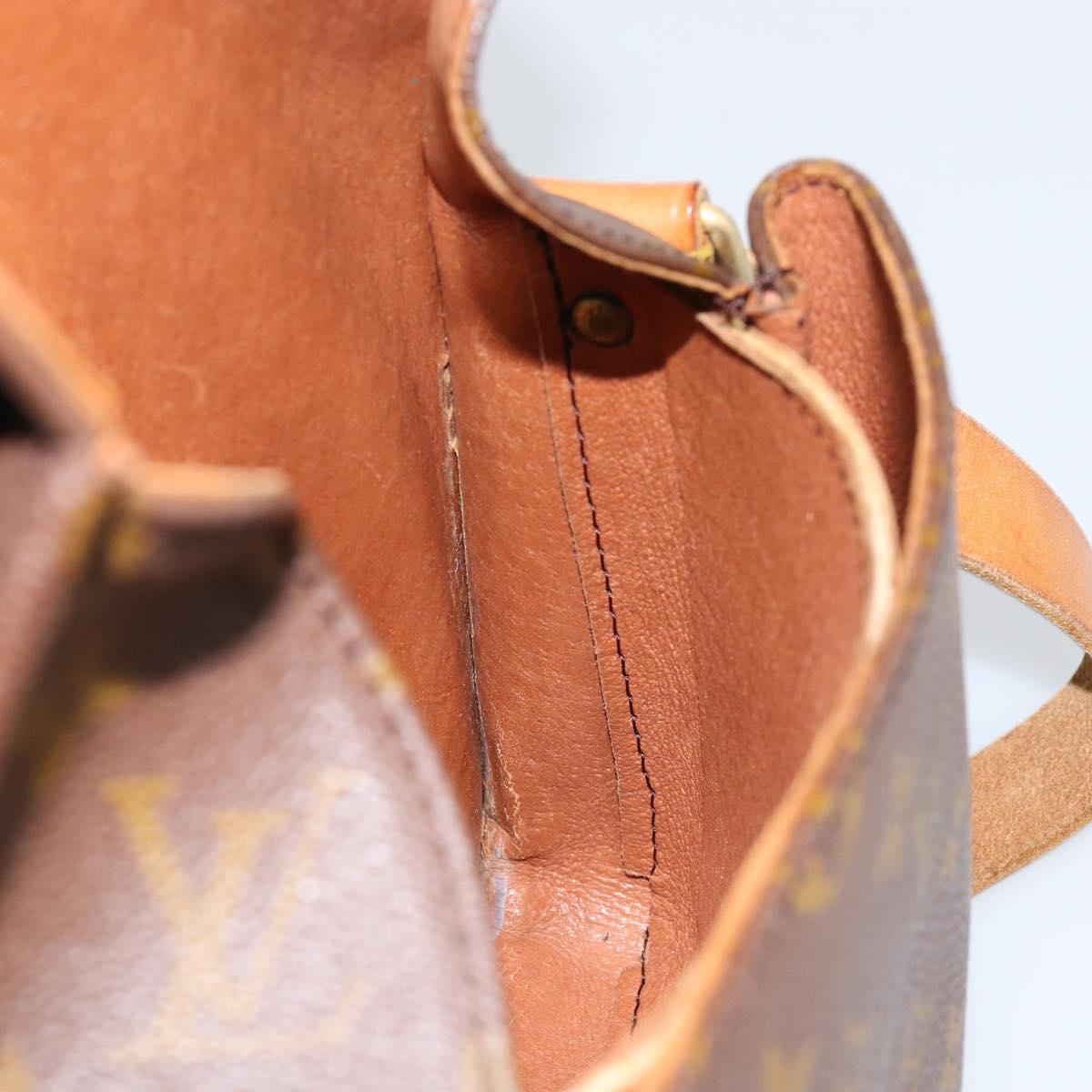 LOUIS VUITTON Monogram Cartouchiere MM Shoulder Bag Vintage M51253 Auth 149607