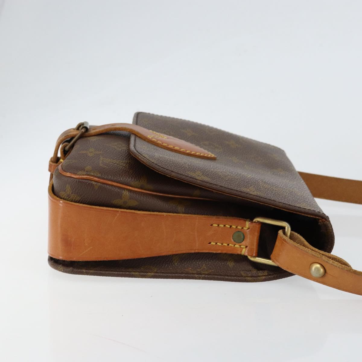 LOUIS VUITTON Monogram Cartouchiere MM Shoulder Bag Vintage M51253 Auth 149607