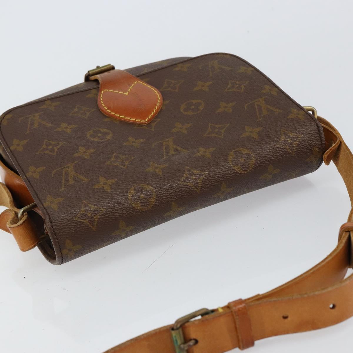 LOUIS VUITTON Monogram Cartouchiere MM Shoulder Bag Vintage M51253 Auth 149607