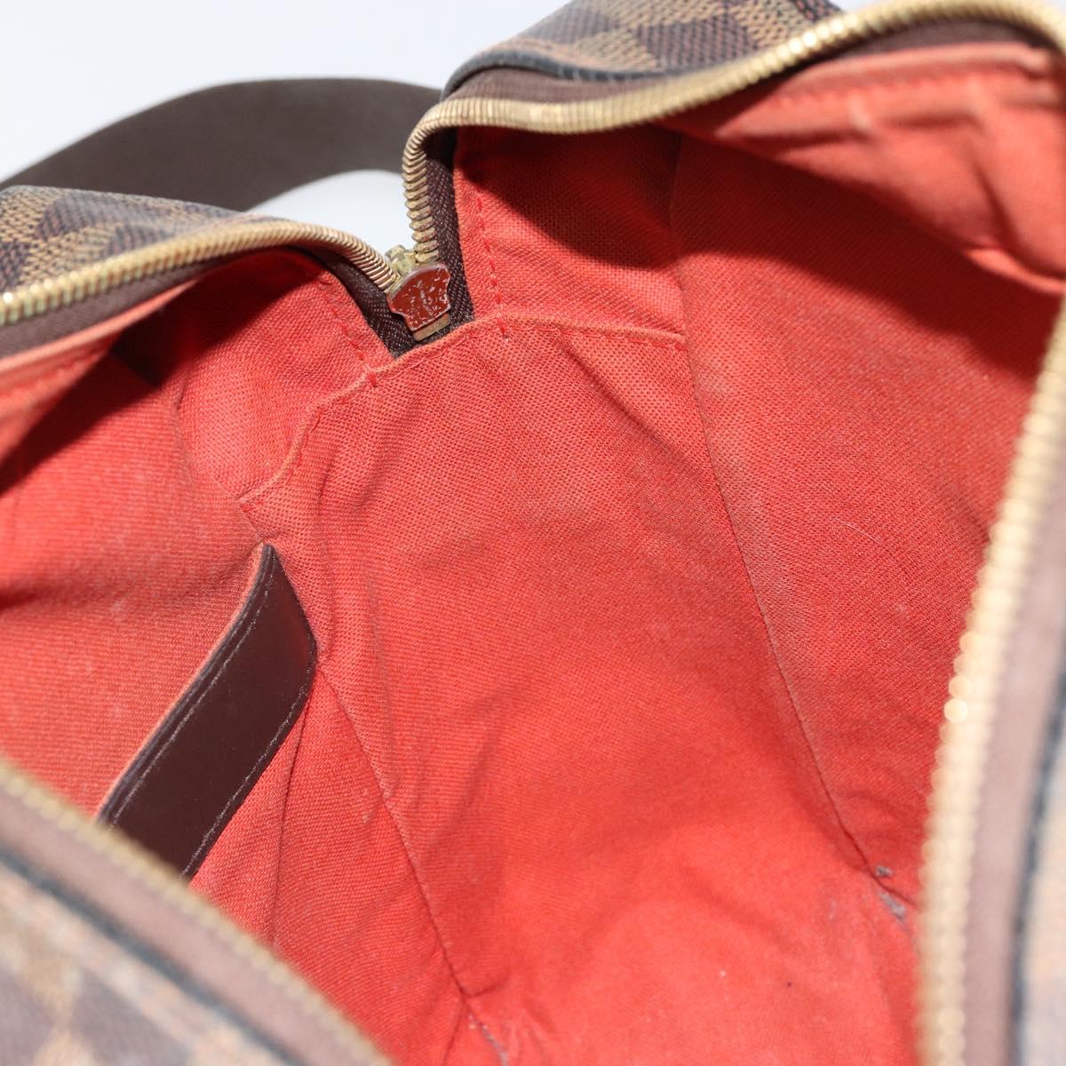 LOUIS VUITTON Damier Ebene Naviglio Shoulder Bag N45255 LV Auth 149610