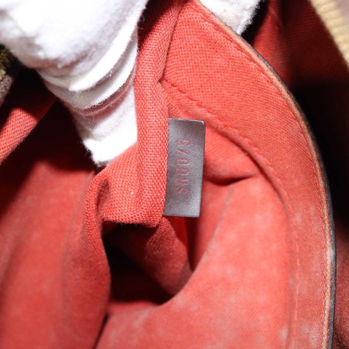 LOUIS VUITTON Damier Ebene Naviglio Shoulder Bag N45255 LV Auth 149610