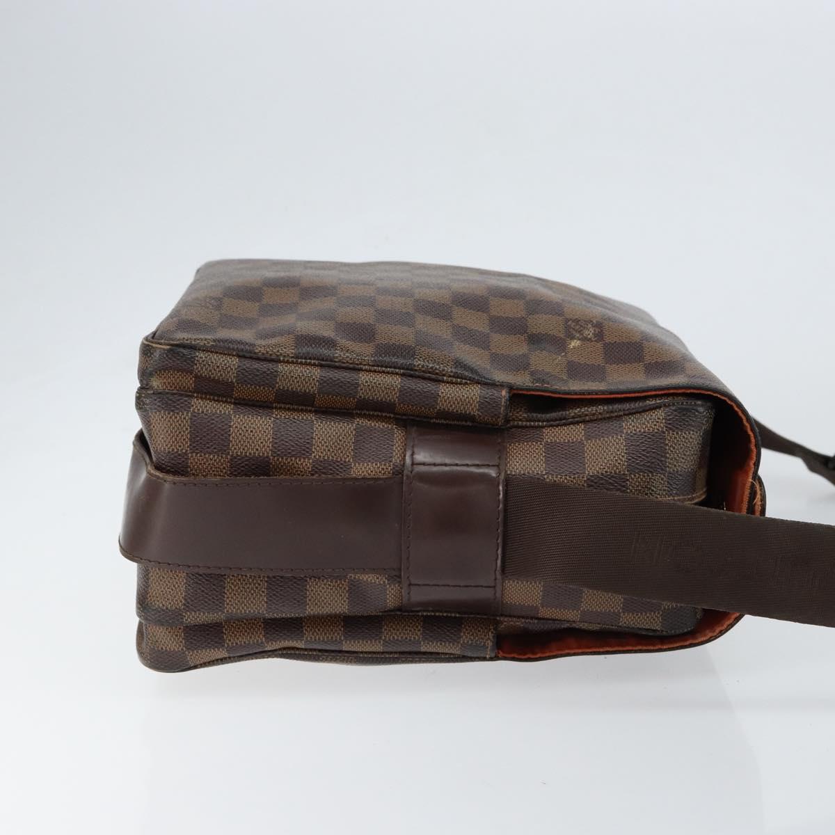 LOUIS VUITTON Damier Ebene Naviglio Shoulder Bag N45255 LV Auth 149610