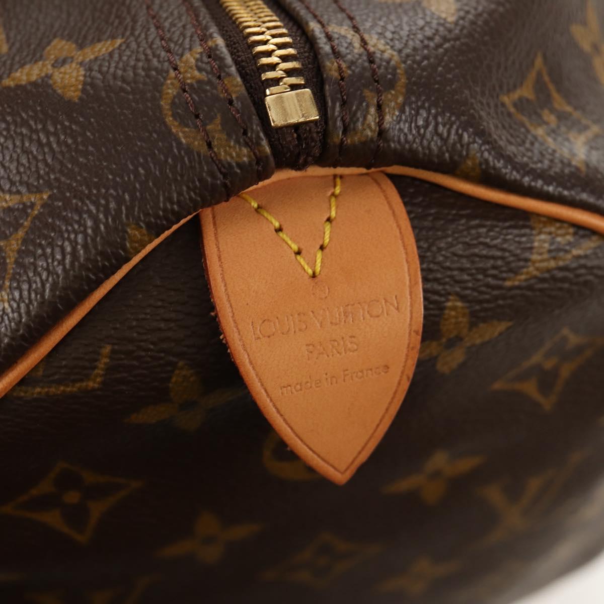 LOUIS VUITTON Monogram Speedy 35 Hand Bag M41524 LV Auth 149613V