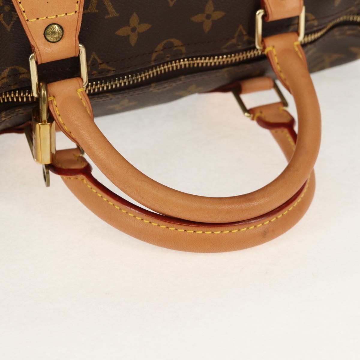 LOUIS VUITTON Monogram Speedy 35 Hand Bag M41524 LV Auth 149613V