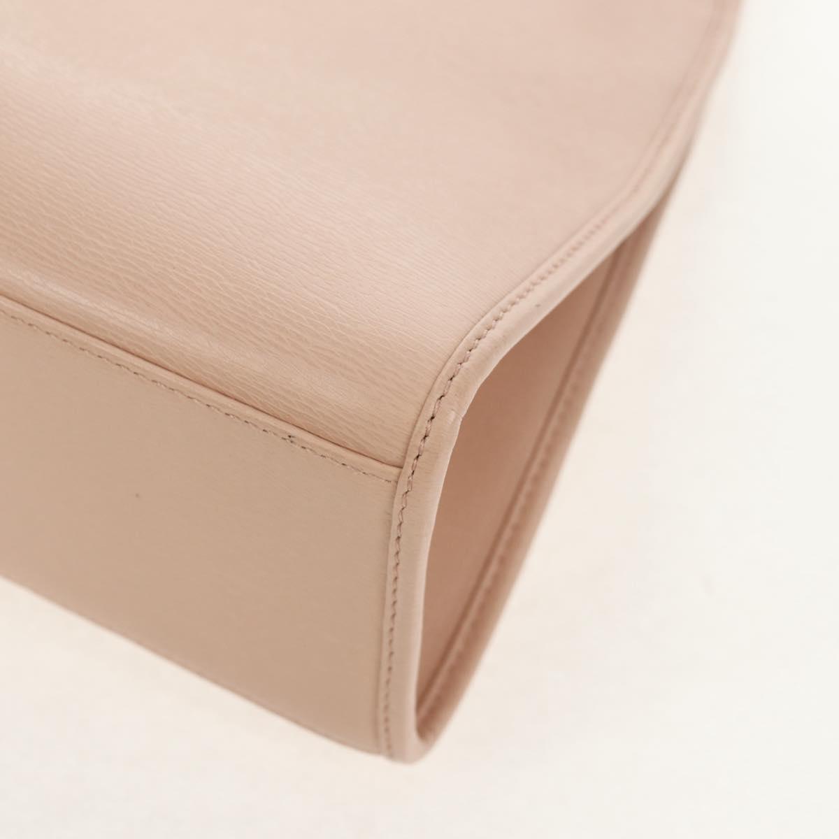 GUCCI Jackie Shoulder Bag Leather Pink Gold 002 1067 Auth 149621V