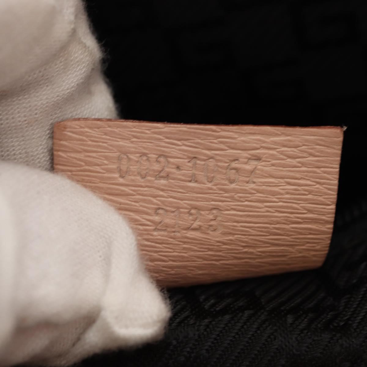 GUCCI Jackie Shoulder Bag Leather Pink Gold 002 1067 Auth 149621V