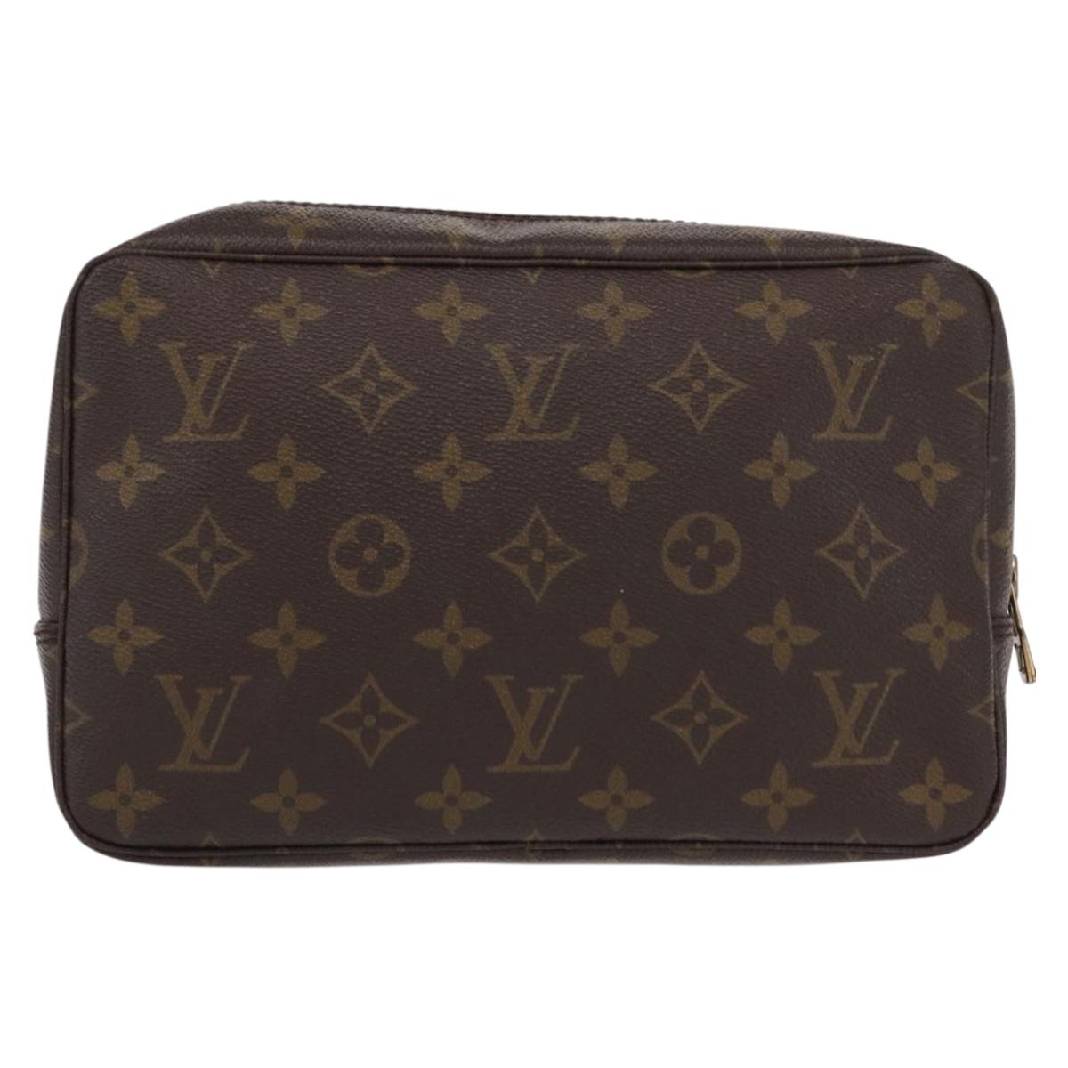 LOUIS VUITTON Monogram Trousse Toilette 23 Clutch Bag M47524 LV Auth 149659