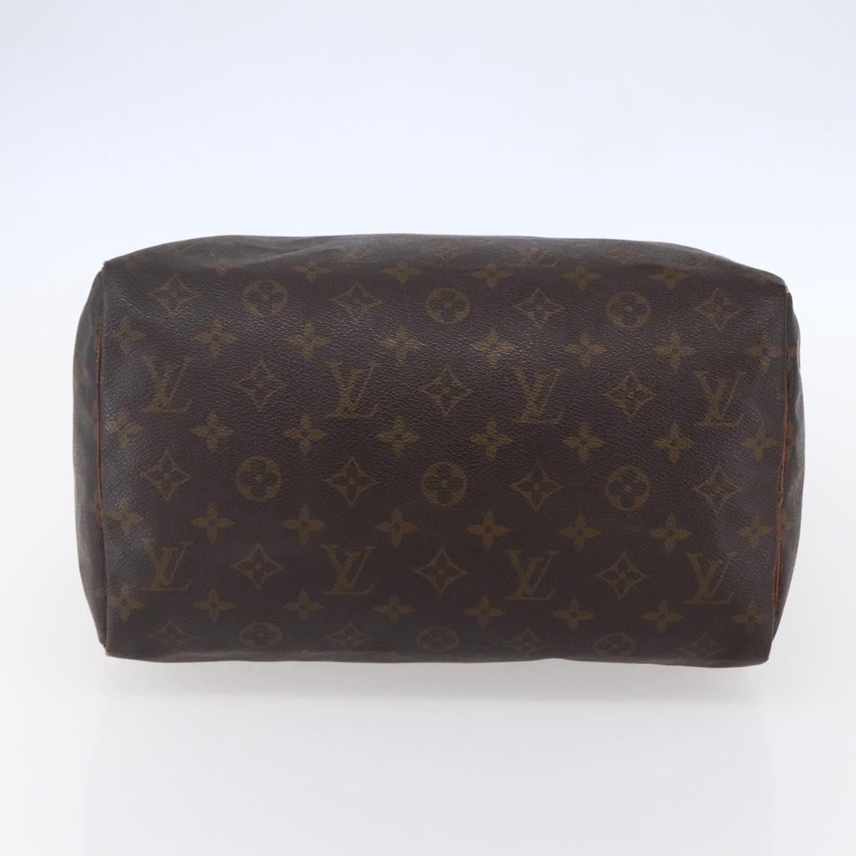 LOUIS VUITTON Monogram Speedy 30 Hand Bag M41526 LV Auth 149662