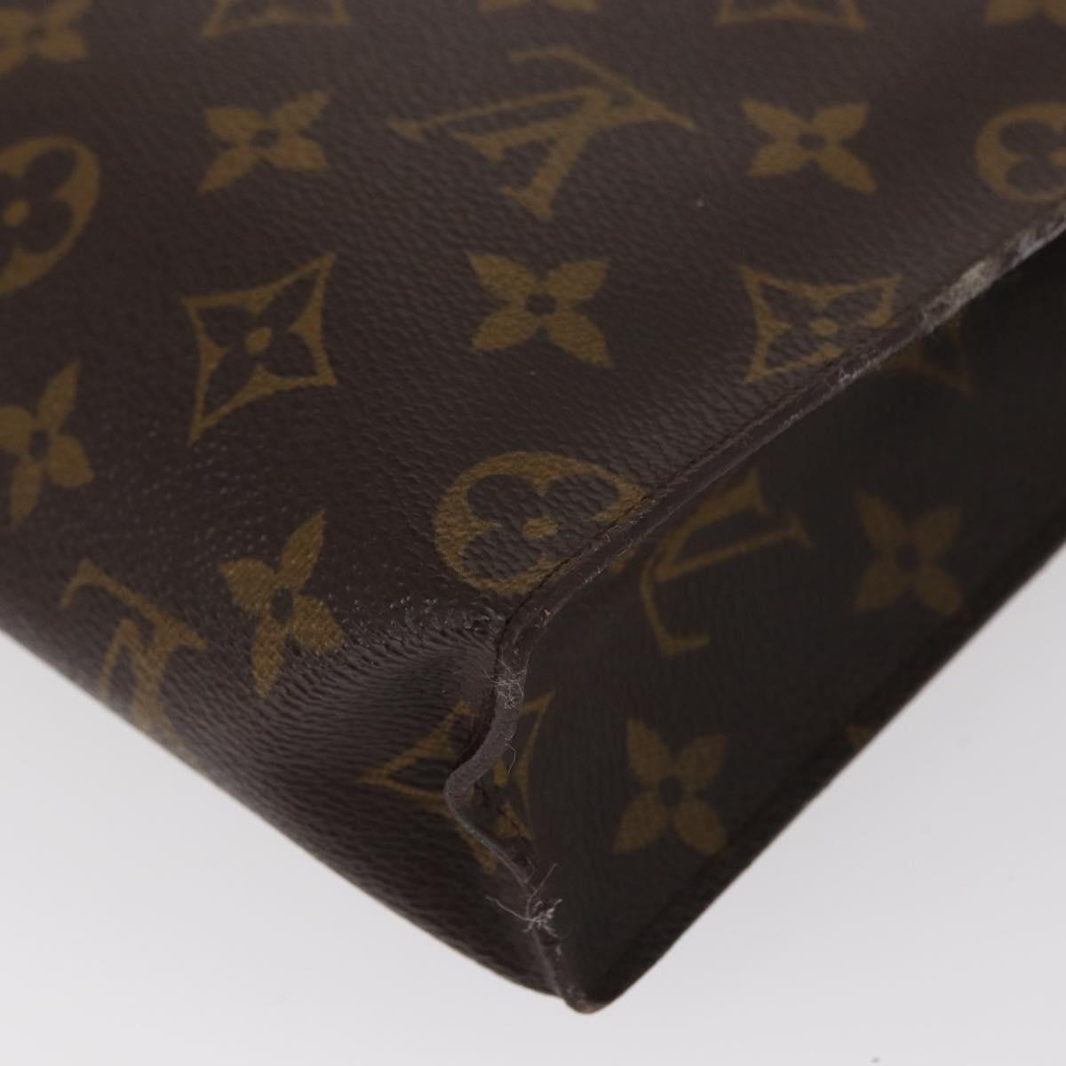 LOUIS VUITTON Monogram Poche Toilette 26 Pouch M47542 LV Auth 149673