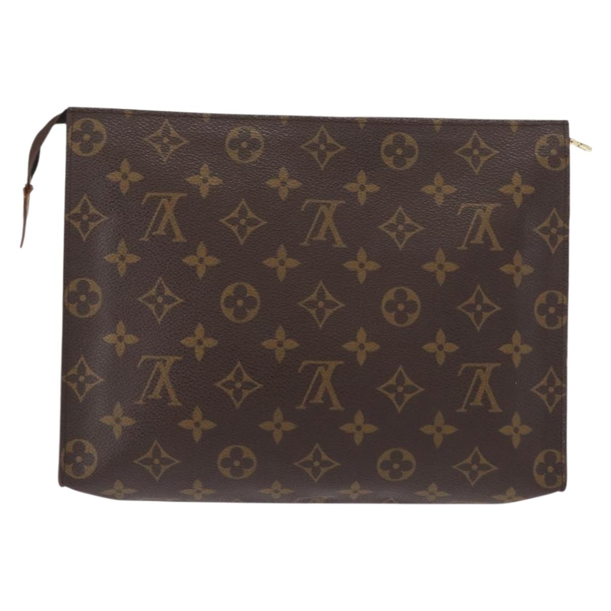 LOUIS VUITTON Monogram Poche Toilette 26 Pouch M47542 LV Auth 149673