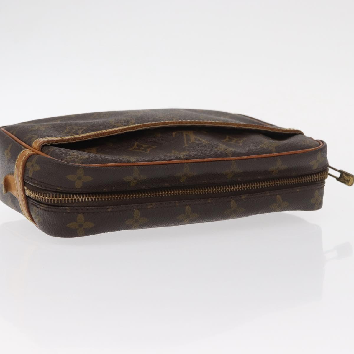 LOUIS VUITTON Monogram Compiegne 23 Clutch Bag M51847 LV Auth 149674