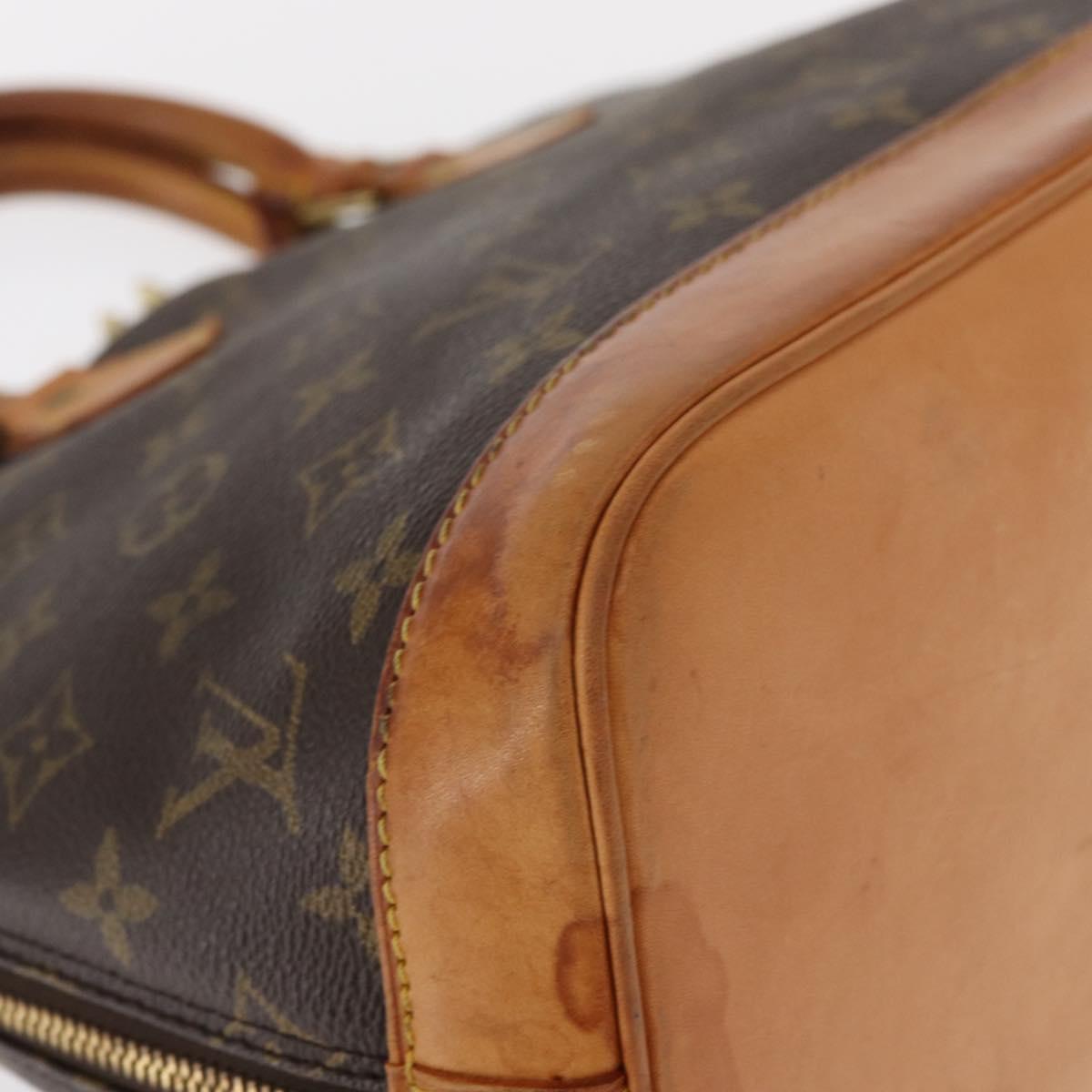 LOUIS VUITTON Monogram Alma Hand Bag M51130 LV Auth 149677