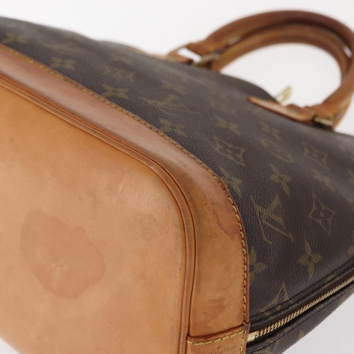 LOUIS VUITTON Monogram Alma Hand Bag M51130 LV Auth 149677