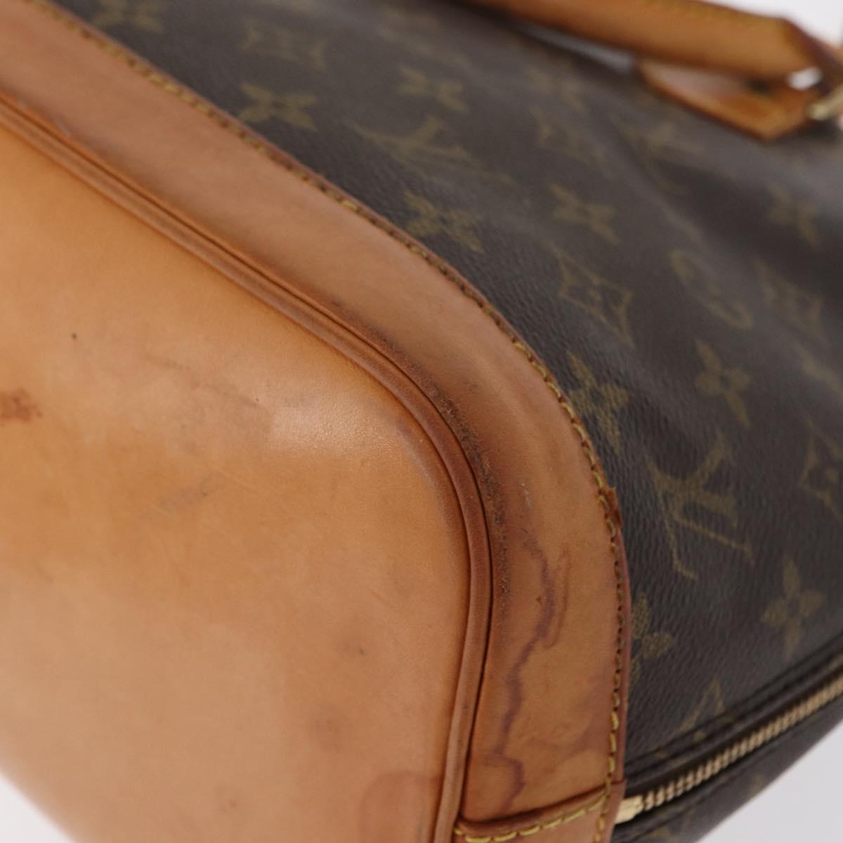 LOUIS VUITTON Monogram Alma Hand Bag M51130 LV Auth 149677