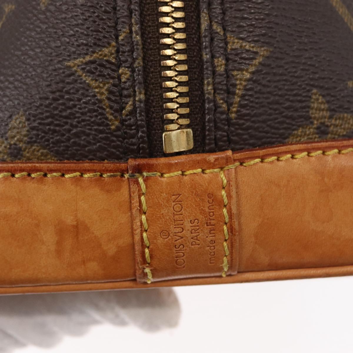LOUIS VUITTON Monogram Alma Hand Bag M51130 LV Auth 149677