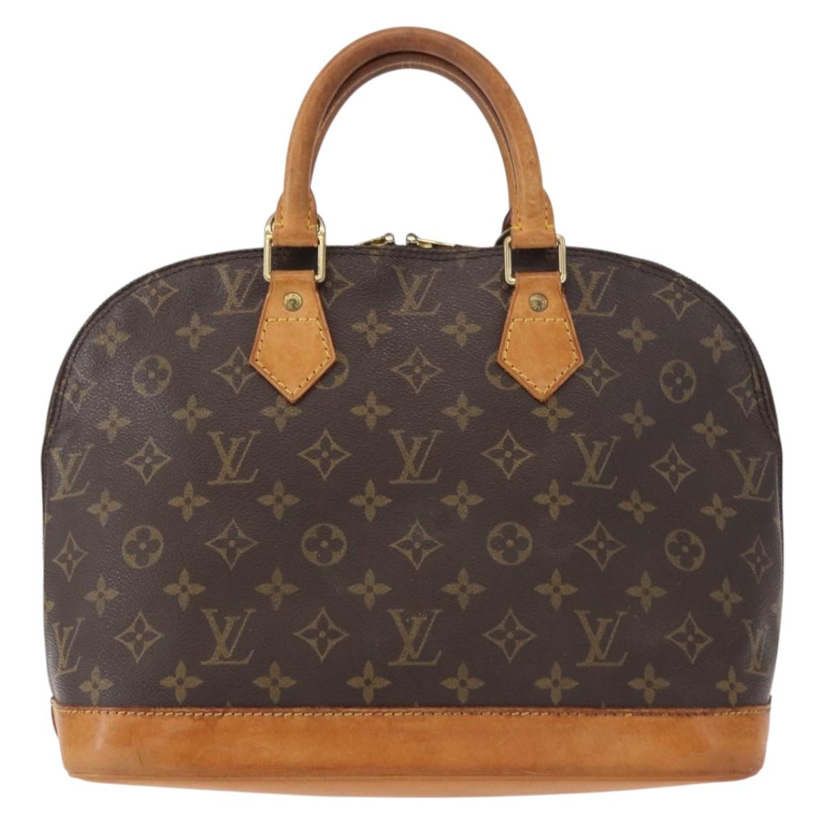 LOUIS VUITTON Monogram Alma Hand Bag M51130 LV Auth 149677