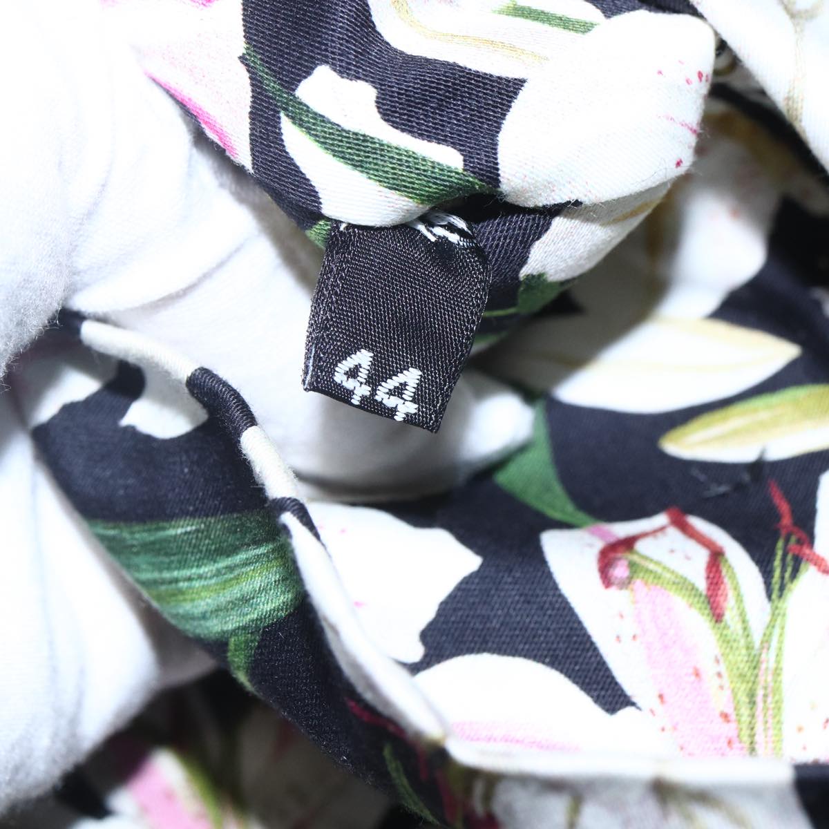 DOLCE&GABBANA CAPRI Hand Bag Canvas 2way Pink Gold Auth 149678