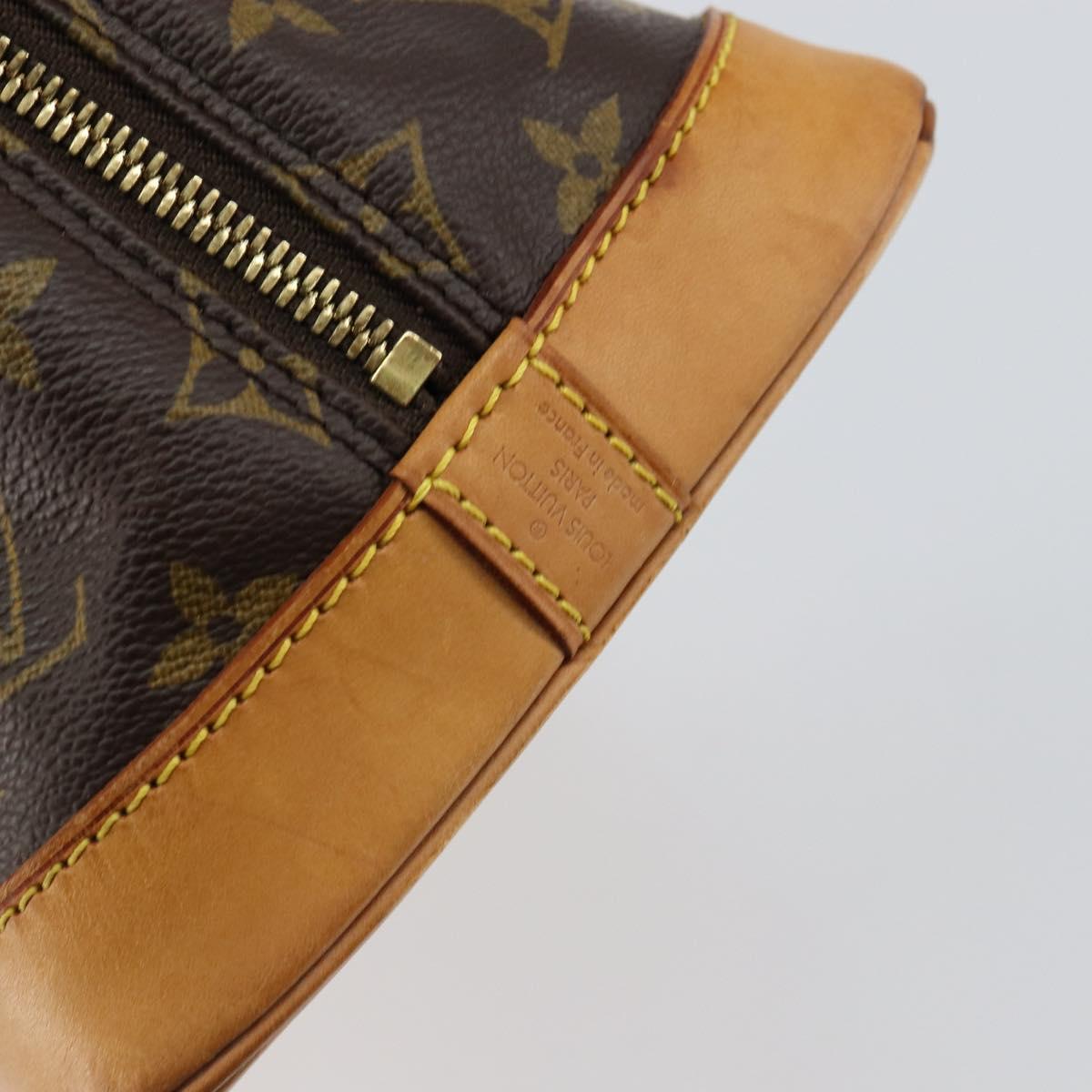 LOUIS VUITTON Monogram Alma Hand Bag M51130 LV Auth 149686