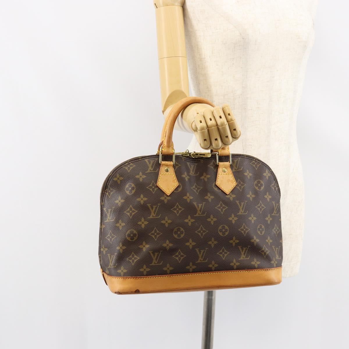 LOUIS VUITTON Monogram Alma Hand Bag M51130 LV Auth 149686