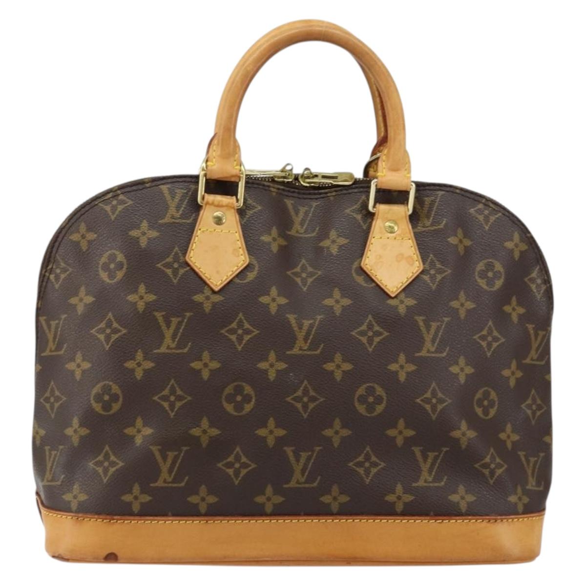 LOUIS VUITTON Monogram Alma Hand Bag M51130 LV Auth 149686