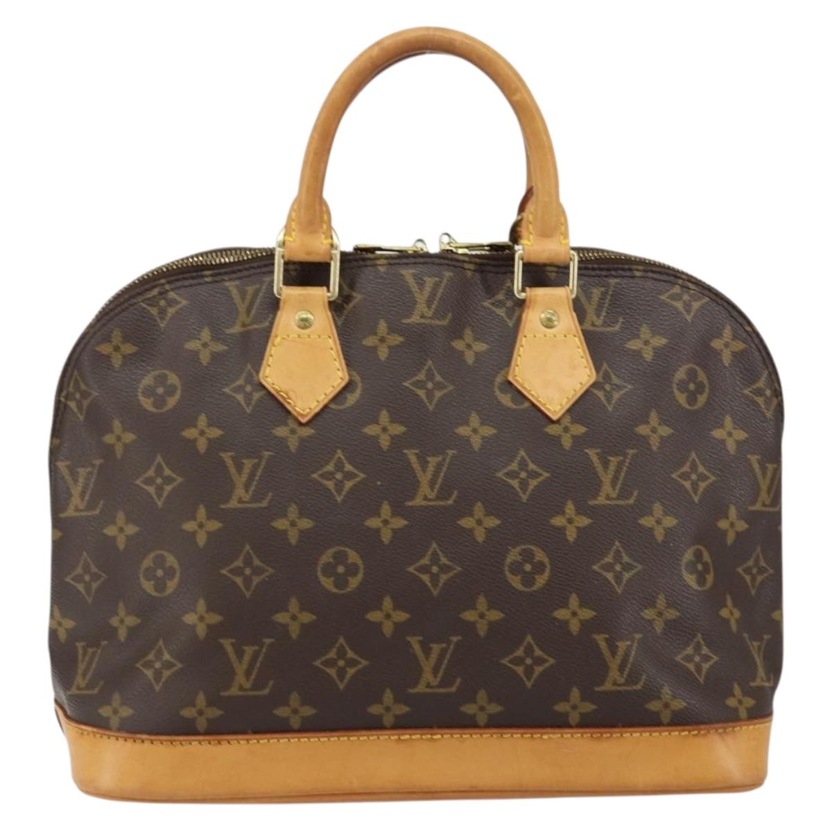 LOUIS VUITTON Monogram Alma Hand Bag M51130 LV Auth 149686