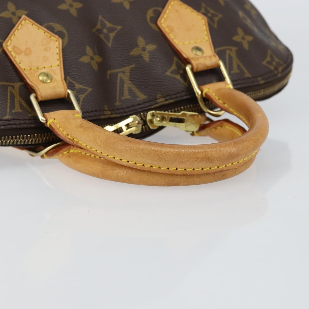 LOUIS VUITTON Monogram Alma Hand Bag M51130 LV Auth 149686