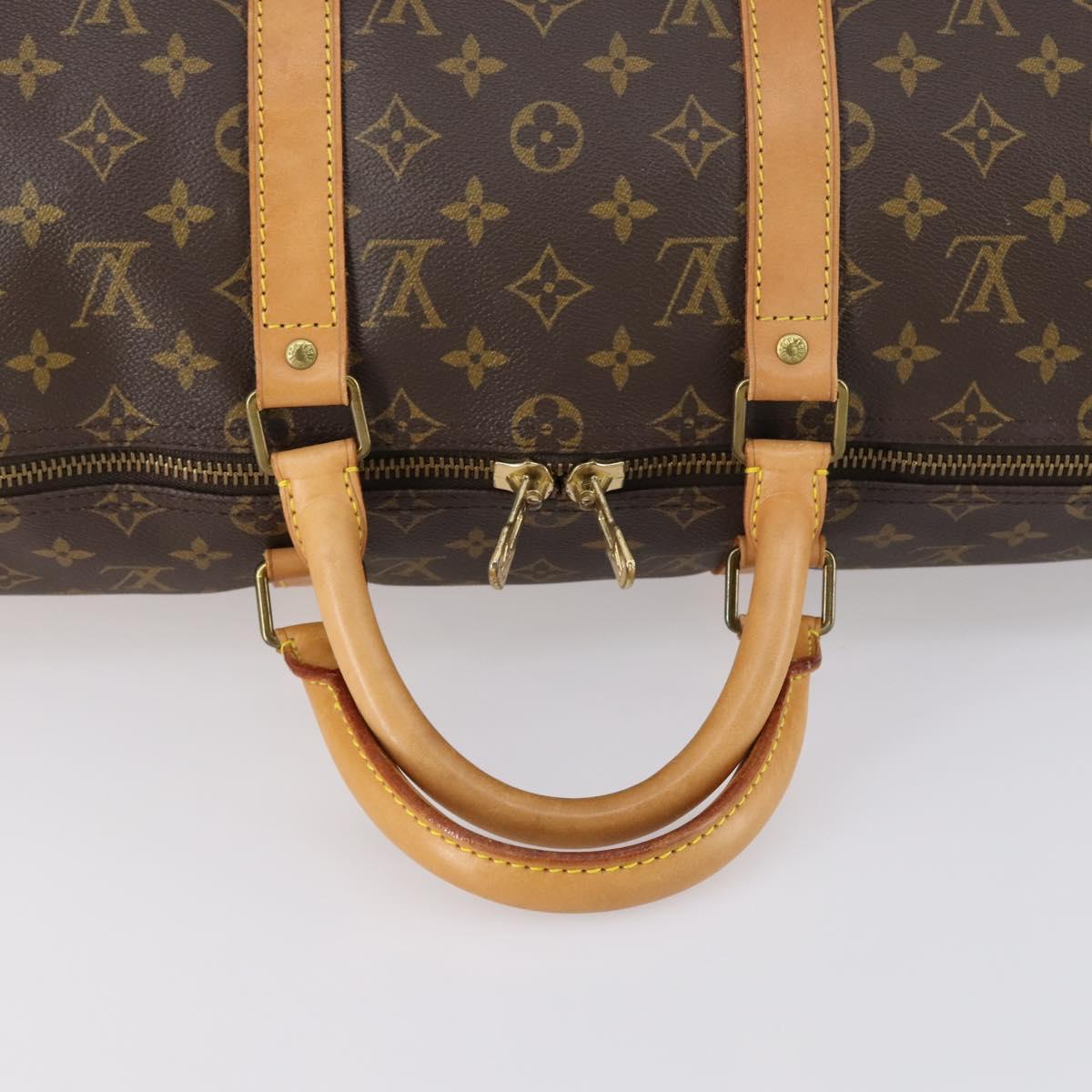 LOUIS VUITTON Monogram Keepall 50 Boston Bag M41426 LV Auth 149688
