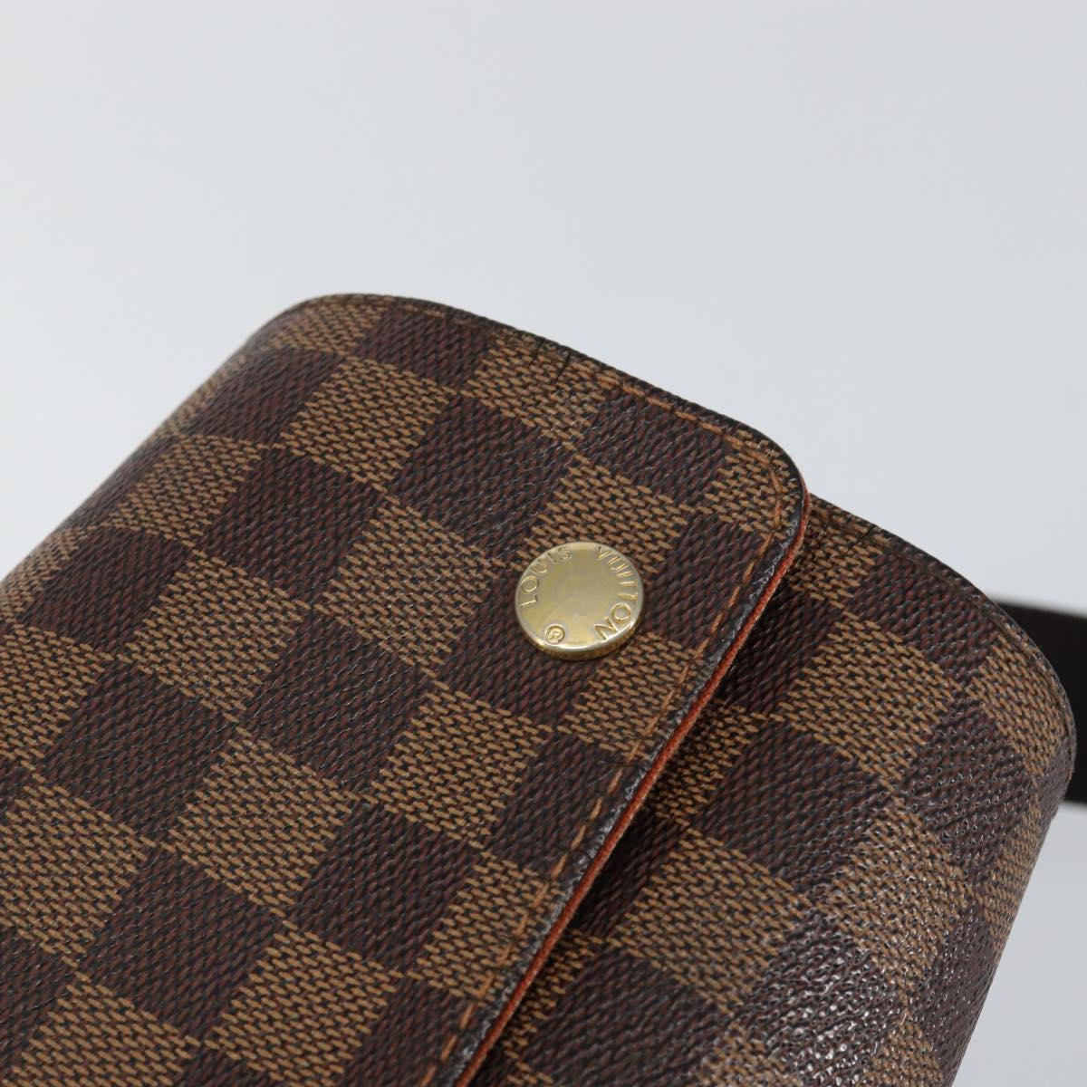LOUIS VUITTON Damier Ebene Naviglio Shoulder Bag N45255 LV Auth 149689