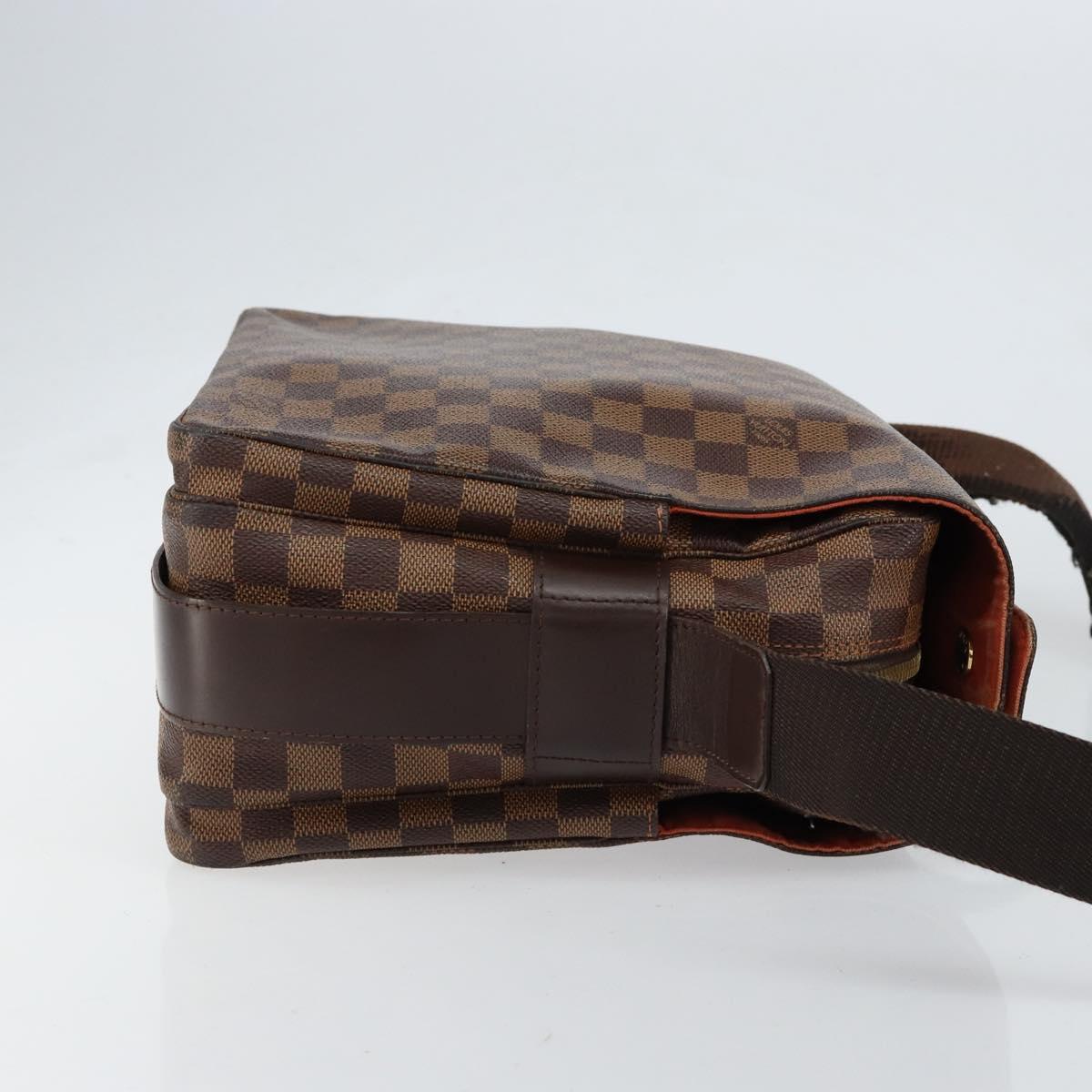LOUIS VUITTON Damier Ebene Naviglio Shoulder Bag N45255 LV Auth 149689