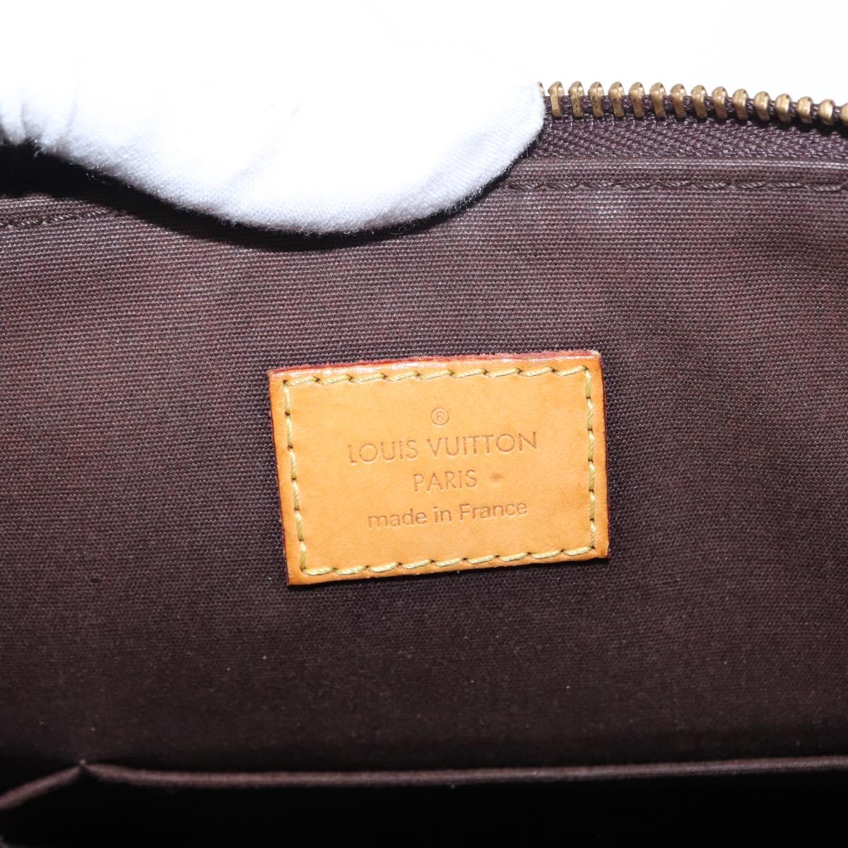 LOUIS VUITTON Monogram Vernis Bellevue GM Tote Bag Amarante M93589 Auth 149692