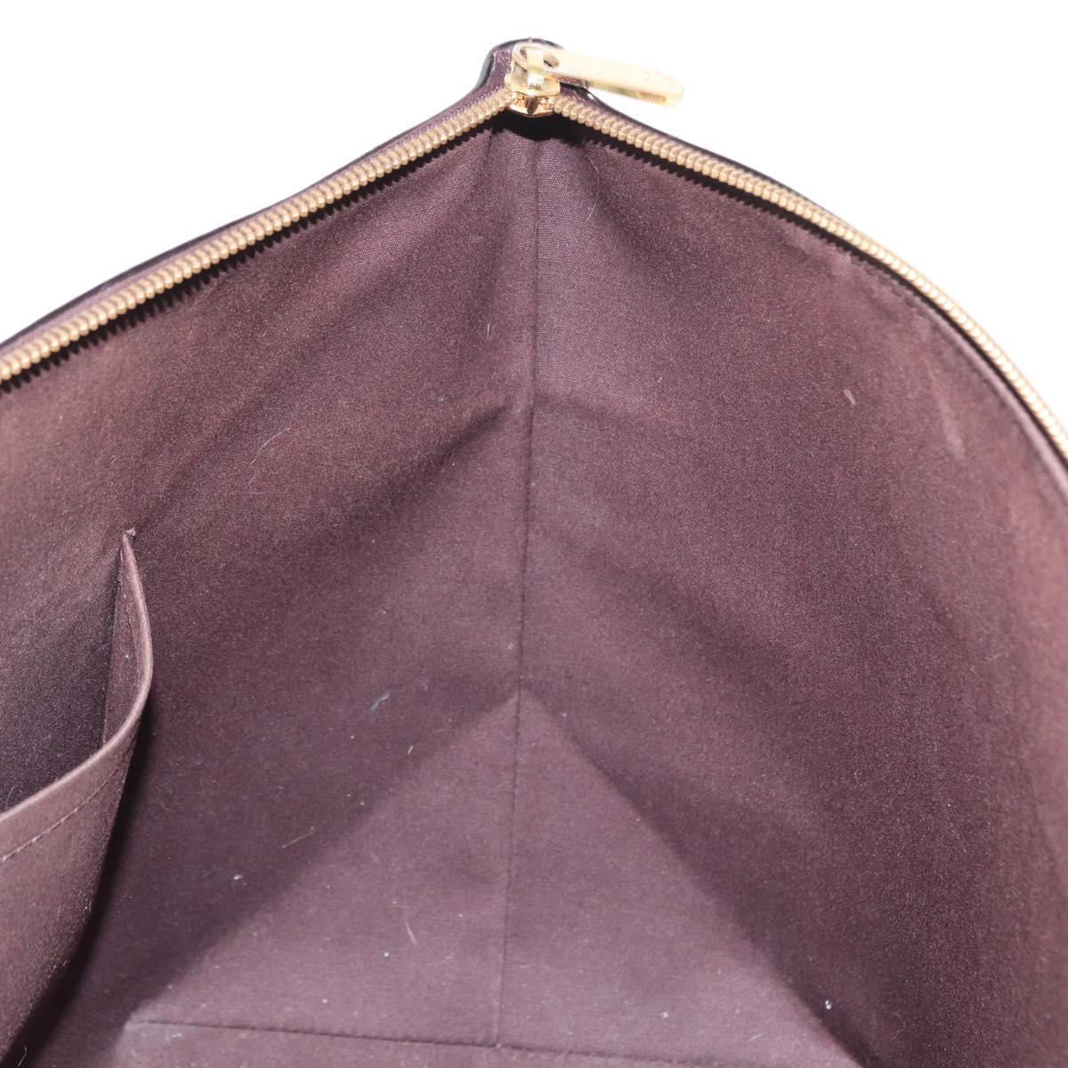 LOUIS VUITTON Monogram Vernis Bellevue GM Tote Bag Amarante M93589 Auth 149692