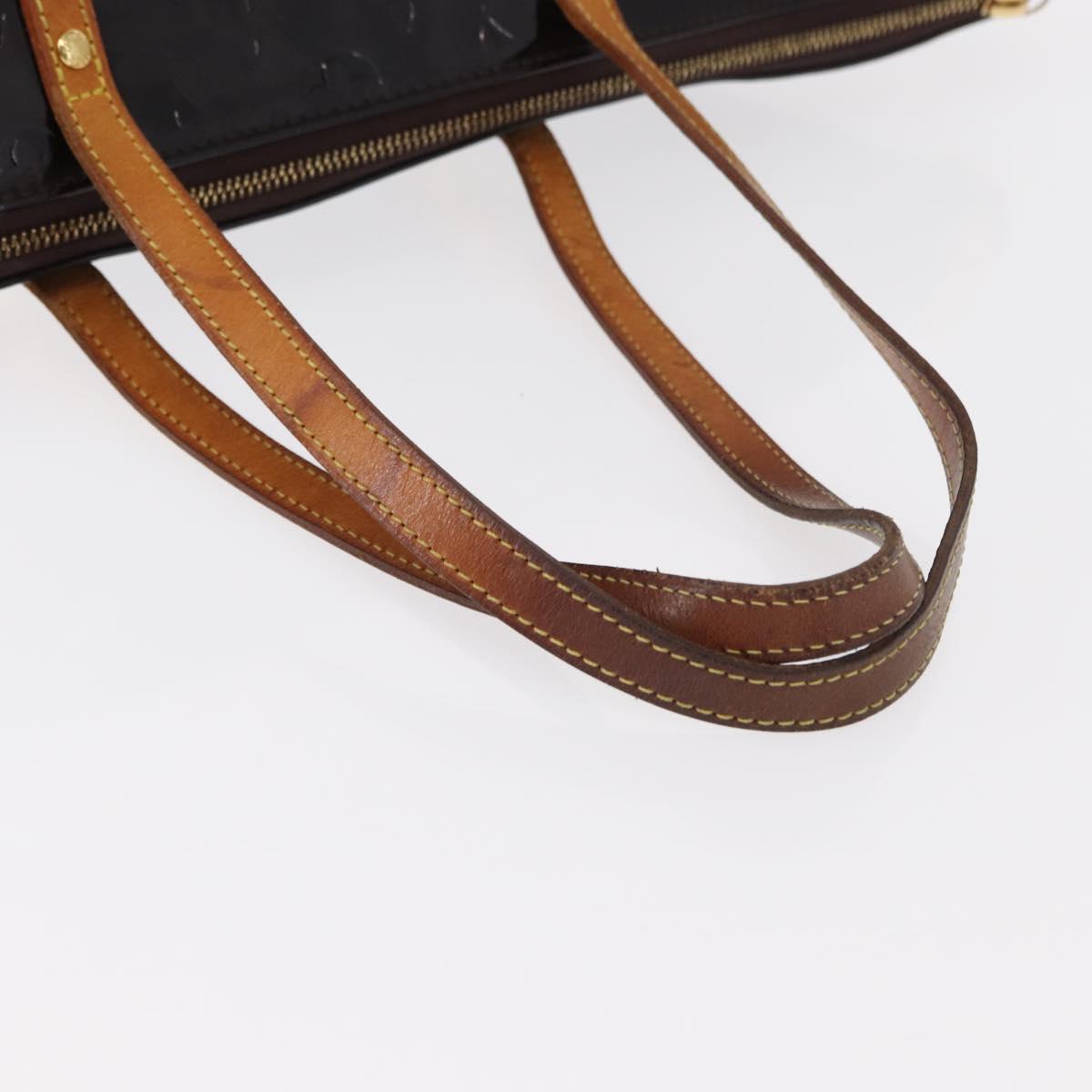 LOUIS VUITTON Monogram Vernis Bellevue GM Tote Bag Amarante M93589 Auth 149692