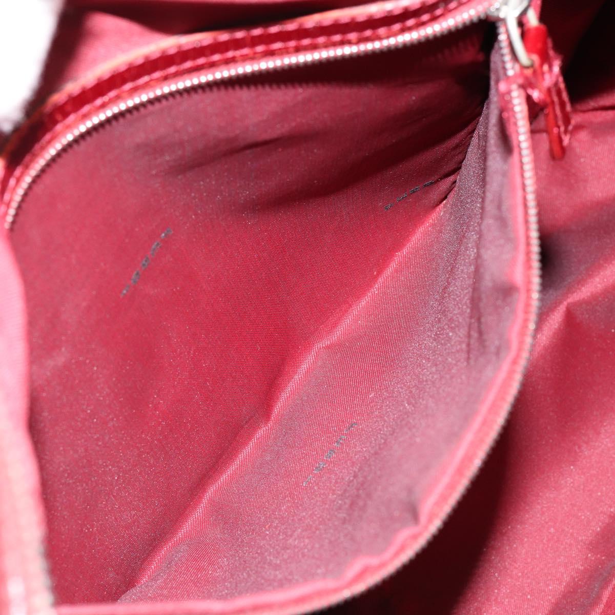 FENDI Zucca Canvas Hand Bag Black Brown Auth 149704