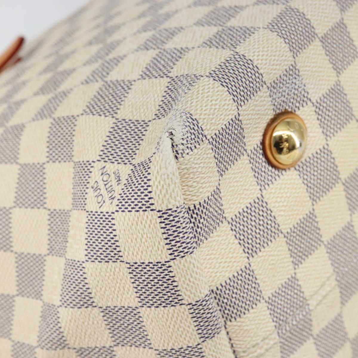 LOUIS VUITTON Damier Azur Cabas MM Tote Bag N41375 LV Auth 149711