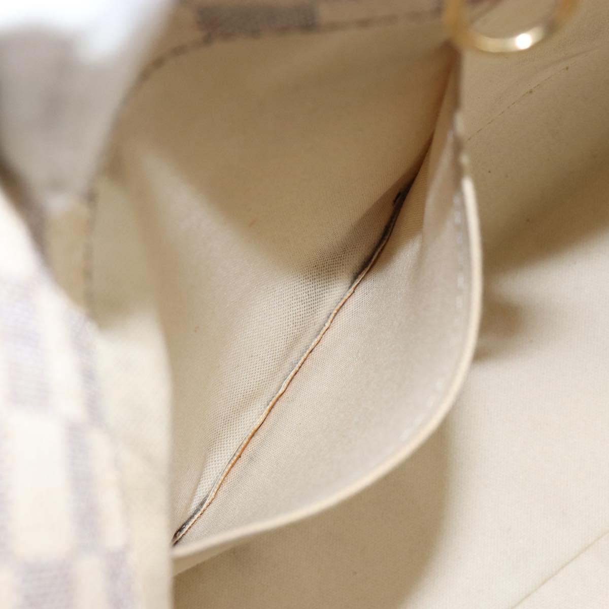 LOUIS VUITTON Damier Azur Cabas MM Tote Bag N41375 LV Auth 149711