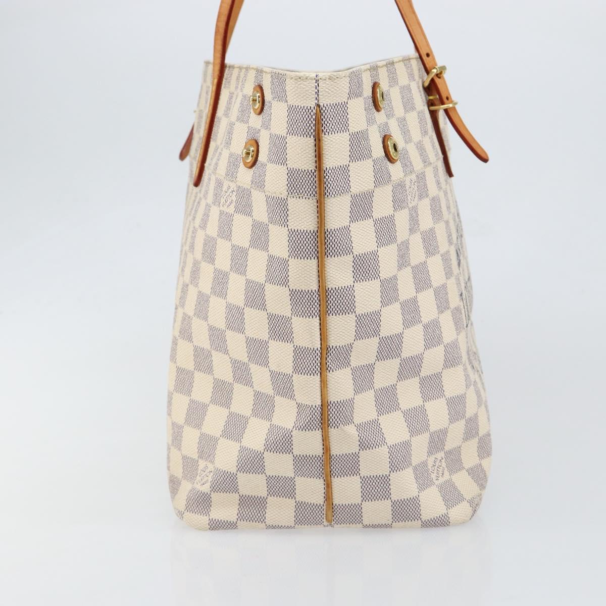 LOUIS VUITTON Damier Azur Cabas MM Tote Bag N41375 LV Auth 149711