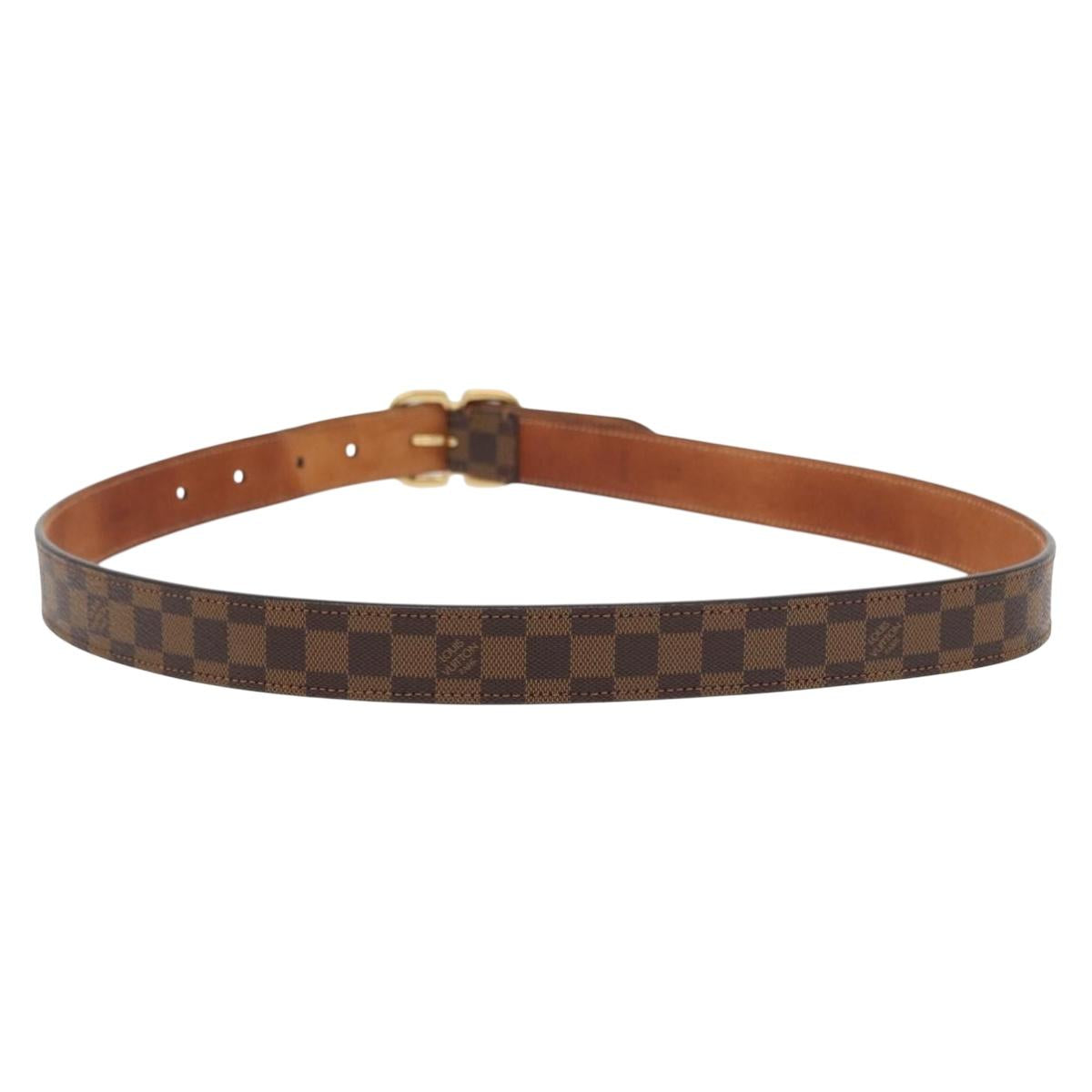 LOUIS VUITTON Damier Ebene Ceinture Mini Belt M9744 LV Auth 149717