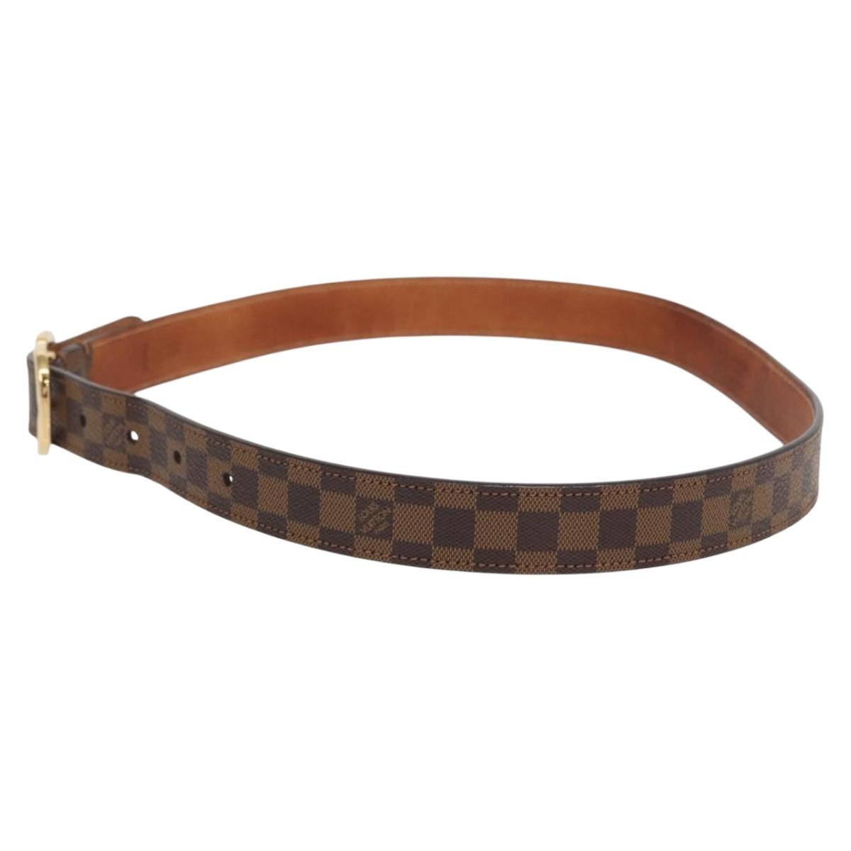 LOUIS VUITTON Damier Ebene Ceinture Mini Belt M9744 LV Auth 149717