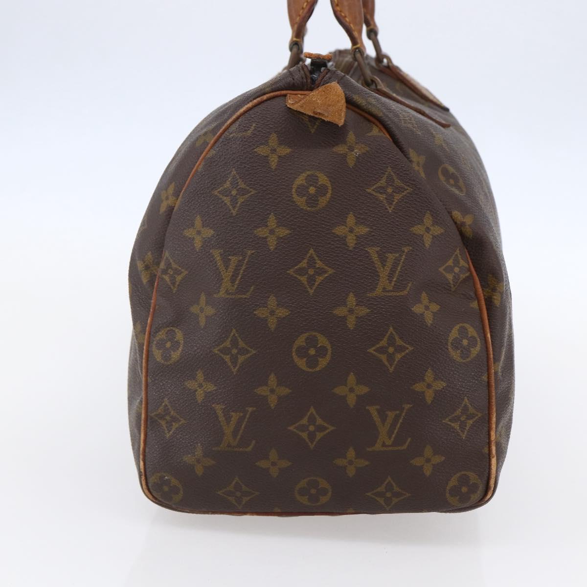 LOUIS VUITTON Monogram Speedy 35 Hand Bag Vintage M41524 LV Auth 149719