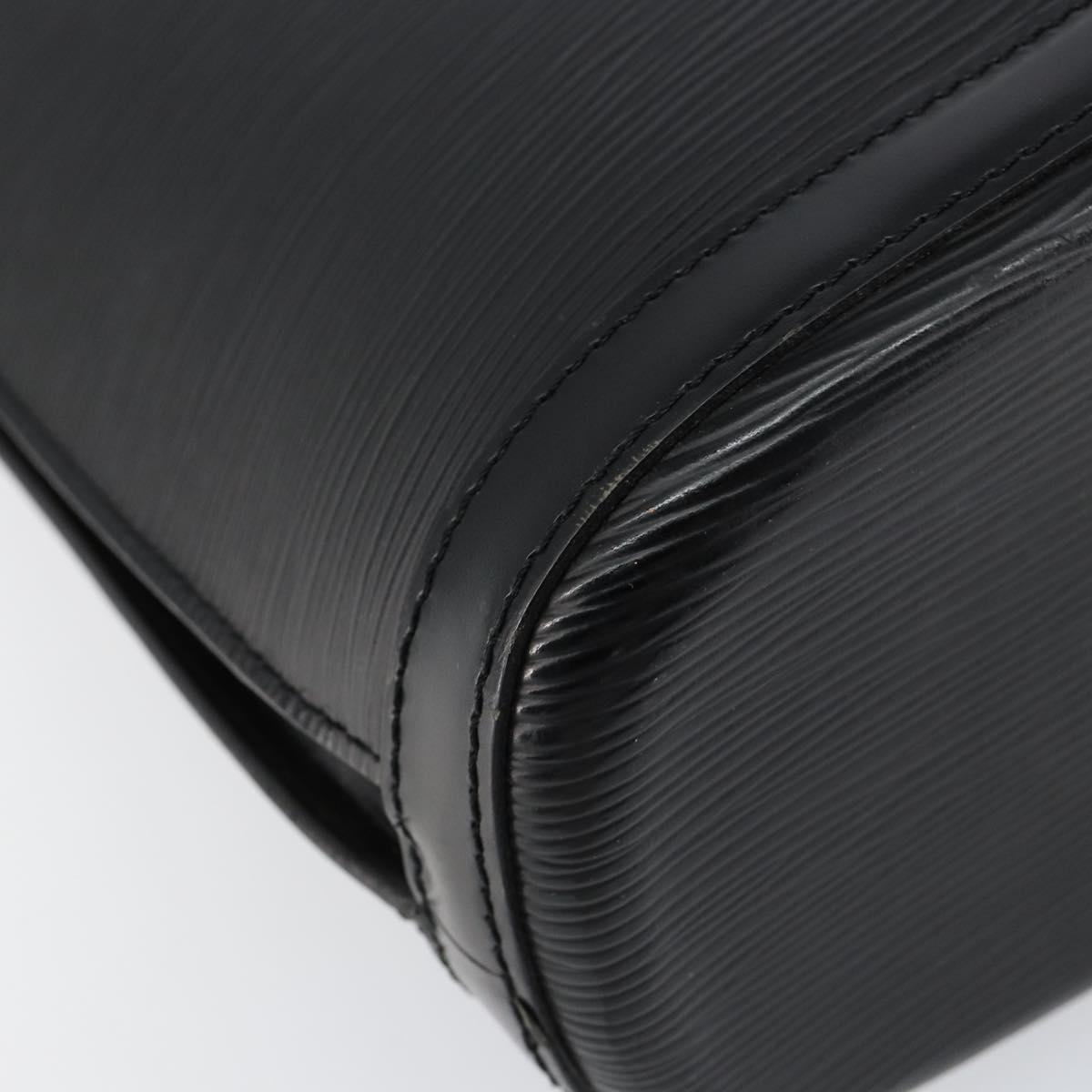 LOUIS VUITTON Epi Lussac Shoulder Bag Black M52282 LV Auth 149720