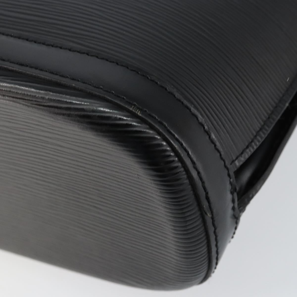LOUIS VUITTON Epi Lussac Shoulder Bag Black M52282 LV Auth 149720
