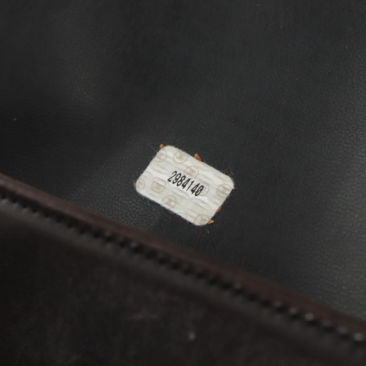 CHANEL Matelasse Big COCO Mark Chain Bag Lamb Skin Black Gold CC Auth 149721