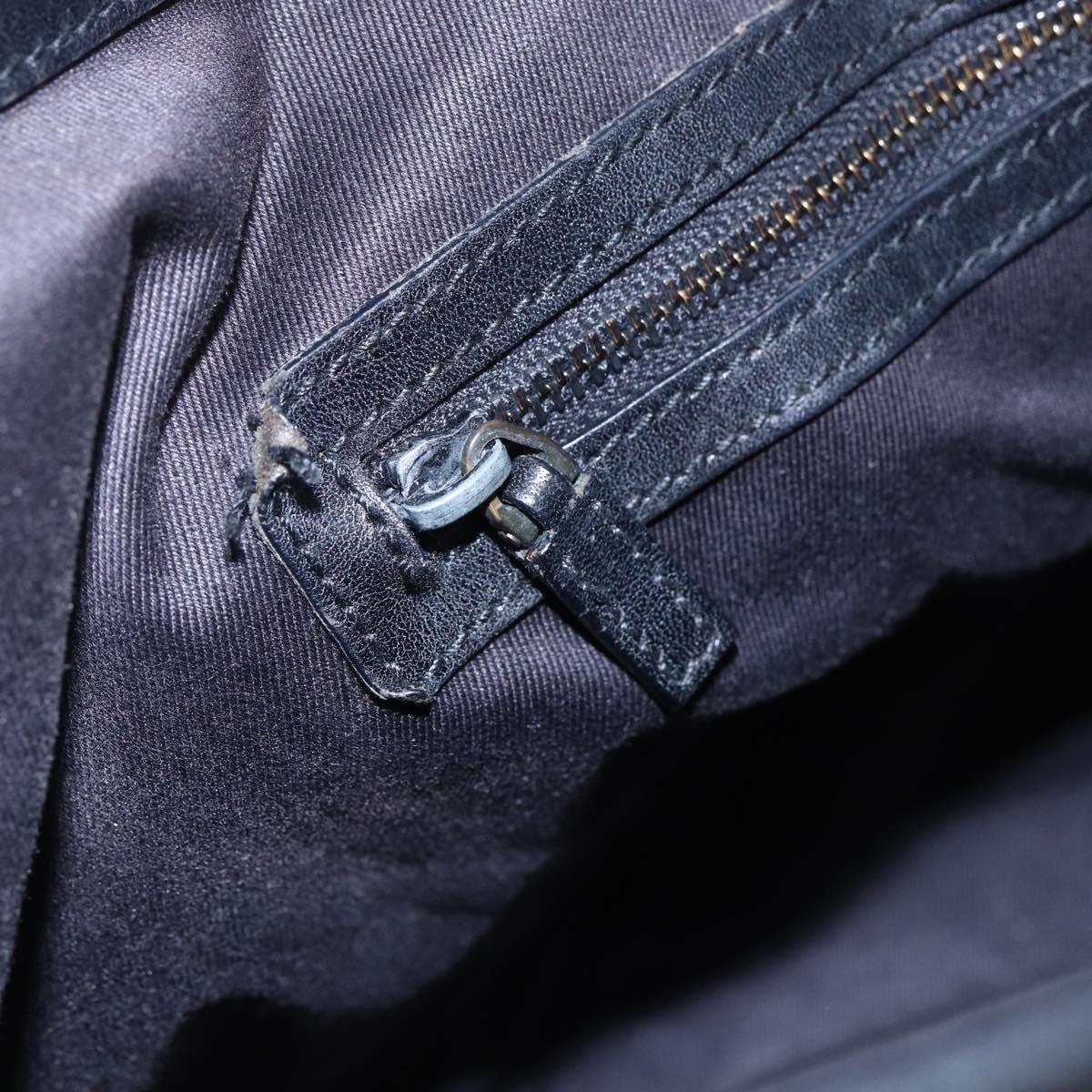 GUCCI GG Canvas Shoulder Bag Black 106242 Auth 149723