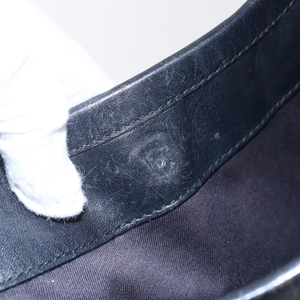 GUCCI GG Canvas Shoulder Bag Black 106242 Auth 149723