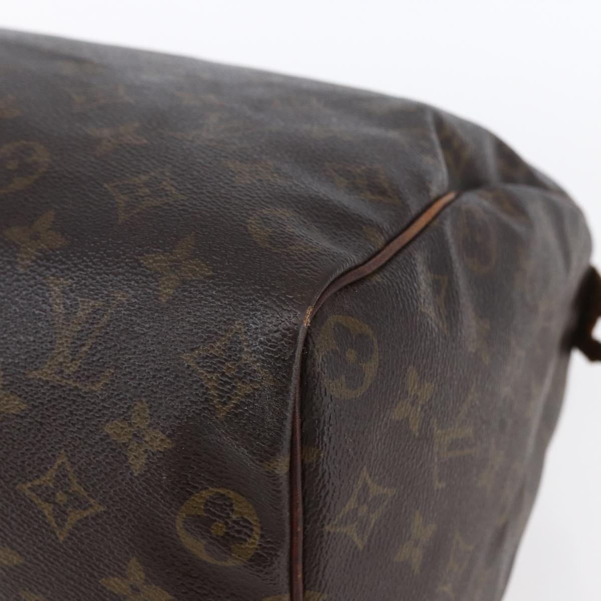 LOUIS VUITTON Monogram Speedy 35 Hand Bag M41524 LV Auth 149728
