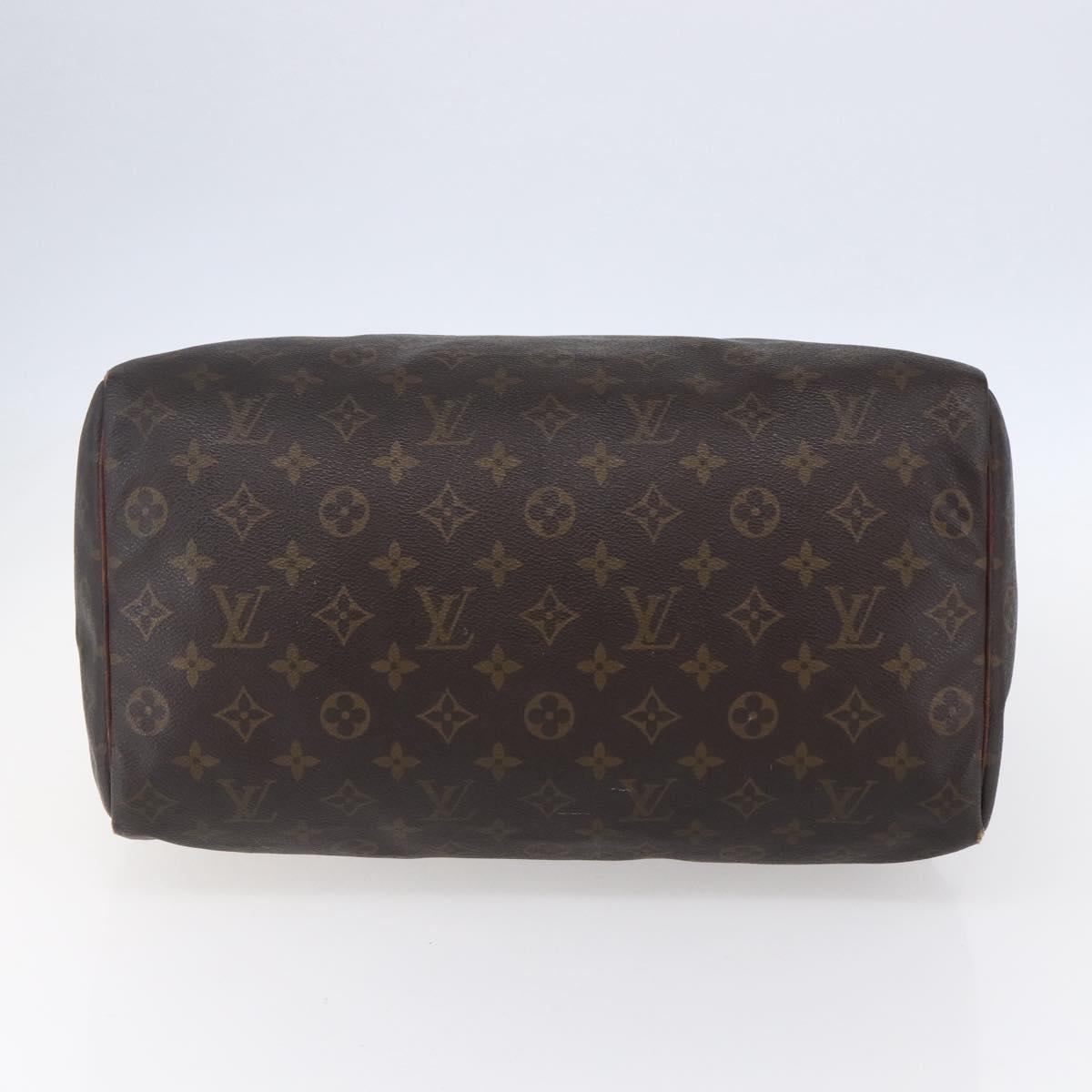 LOUIS VUITTON Monogram Speedy 35 Hand Bag M41524 LV Auth 149728