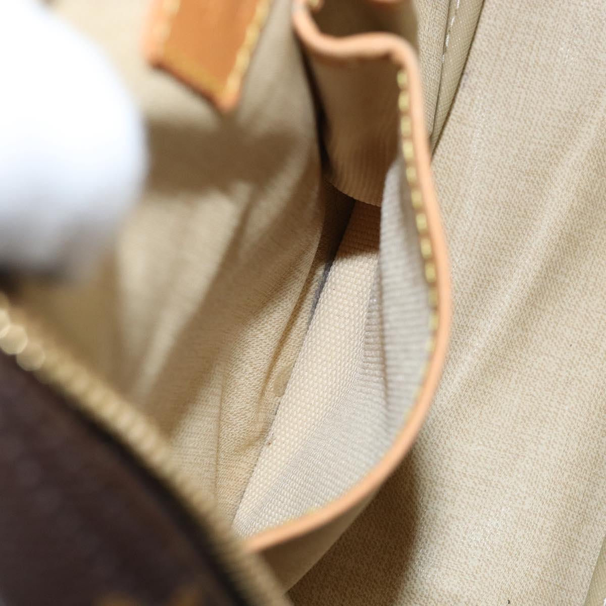 LOUIS VUITTON Monogram Trouville Hand Bag M42228 LV Auth 149729