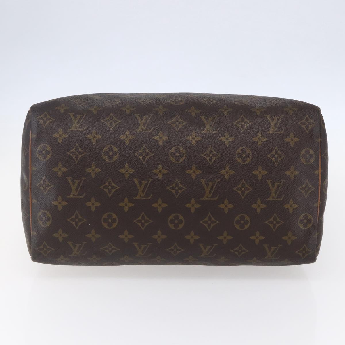 LOUIS VUITTON Monogram Speedy 35 Hand Bag M41524 LV Auth 149738